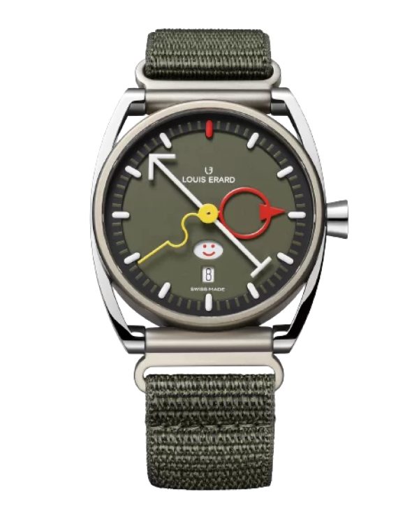 Le Triptyque Louis Erard x Alain Silberstein Khaki