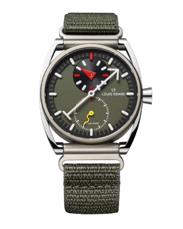 Le Triptyque Louis Erard x Alain Silberstein Khaki