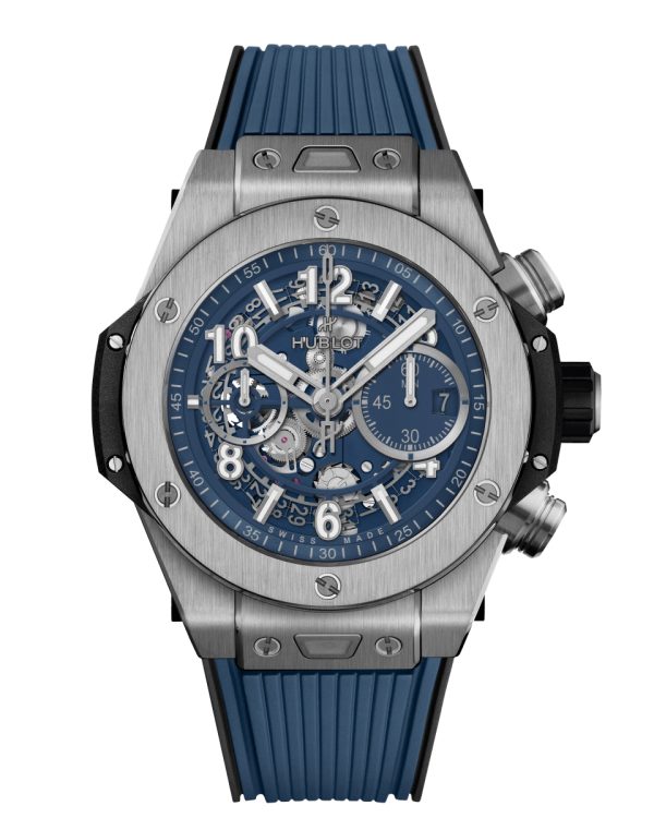 часы Hublot BIG BANG Unico Titanium Blue 44mm 421.NX.5170.RX