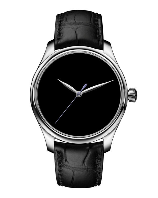 Часы H. Moser & Cie. Endeavour Centre Seconds Concept Vantablack 1200-1239 с черным циферблатом, вид спереди